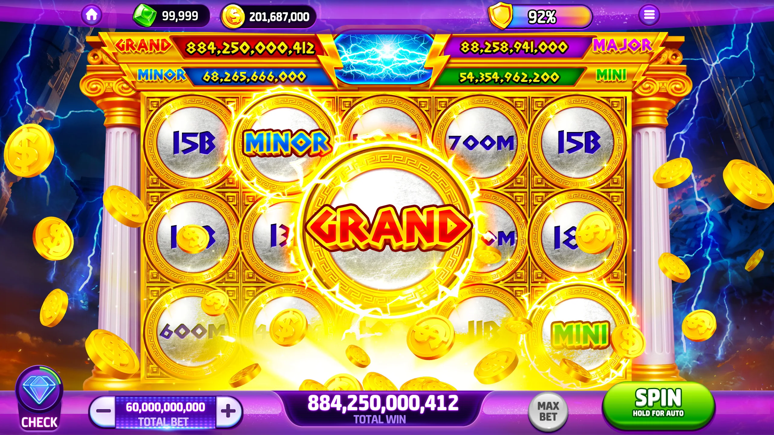 Ảnh chụp màn hình trang khuyến mãi VIP trên ứng dụng VN88